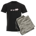 thumbnail image 6 of CafePress - Little Pigs Pajamas - Men's Dark Loose Fit Cotton Pajama Set, 6 of 7