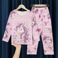 thumbnail image 2 of Pijamas para niños Primavera y Otoño de manga larga para niño niña pequeña Niños medianos y grandes Lindo estilo princesa ropa de casa, 2 of 2
