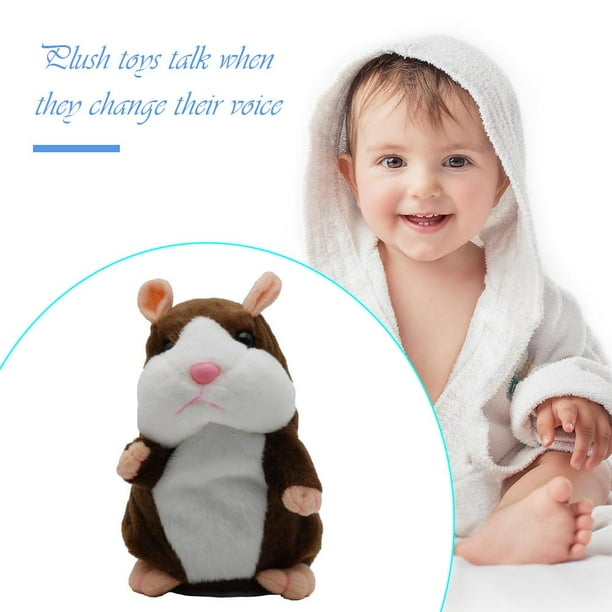 Hablar hámster ratón relleno peluche Animal muñeca registro de sonido juguetes educativos JShteea libre de BPA