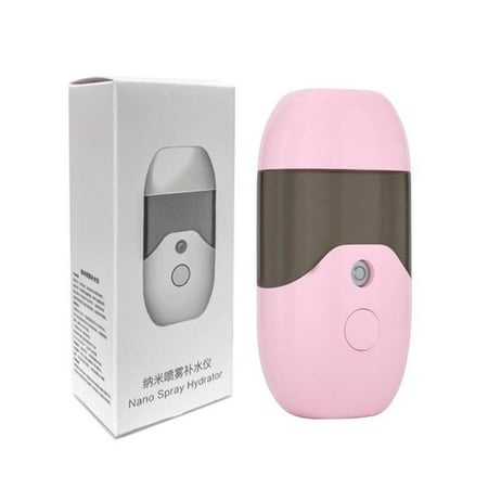 

Nano Spray Portable Humidifier Facial Steamer Hydration Instrument Steamed Face Sprayer Pink