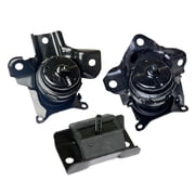 K4350 Engine Motor & Transmission Mount Kit 3pc Compatible with Fits 2019-2021 GMC Sierra 1500 4.3L RWD Auto | A20022 A20021 A2811