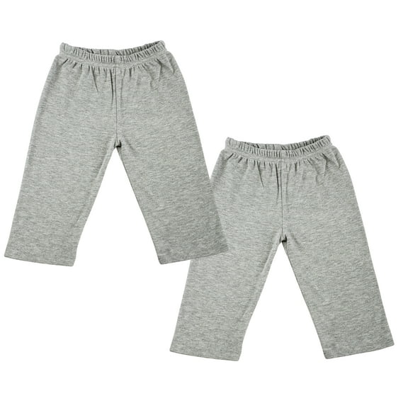 Bambini Grey Track Sweatpants, 2pk (Baby Boys or Baby Girls, Unisex)
