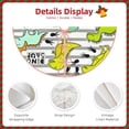 thumbnail image 3 of Sikiie Funny Dinosaurs on Stripes Nativity Christmas Tree Skirt, Jesus Christian Winter Holiday Tree Mat Decoration(30-48IN)48", 3 of 6