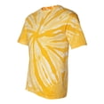 thumbnail image 2 of Dyenomite 200TT Solid Pinwheel Tie Dye T-Shirt - Gold, 3X, 2 of 3