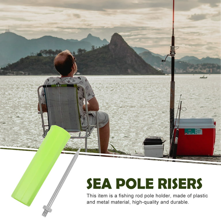 OUNONA 1Pc Fishing Rod Holder Ground Plug-in Fishing Holder Pole Holder  Fishing Tackle