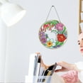 thumbnail image 4 of Boc 1 Set  Painting Pendant Beautiful Flower Bird Pattern DIY Craft Ornament for Home Office Decoration, 4 of 10