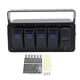 thumbnail image 2 of Panel de interruptor Basculante de 4 Bandas Con Cargador USB PD TUPO C QC3.0, Aleación de Aluminio Resistente Al Agua, Para Coches, Camiones, Barcos, RV, UTV, ATV, ATV, 2 of 7