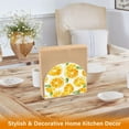 thumbnail image 5 of Orange Pattern Thick U Shape Acrylic Napkin Holder Non Slip Space Saving for Kitchen, 5 of 9