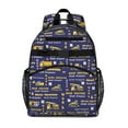 thumbnail image 1 of Excavator Construction Vehicle School Backpack Adjustable Shoulder Straps Chest Strap Spacious Durable Bookbag, 1 of 4