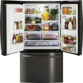 thumbnail image 3 of GE GFE26JBMTS 25.6 Cu.Ft. Black Stainless French Door Refrigerator, 3 of 11