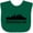 Green, variant on Inktastic Minneapolis Minnesota City Skyline Boys or Girls Baby Bib