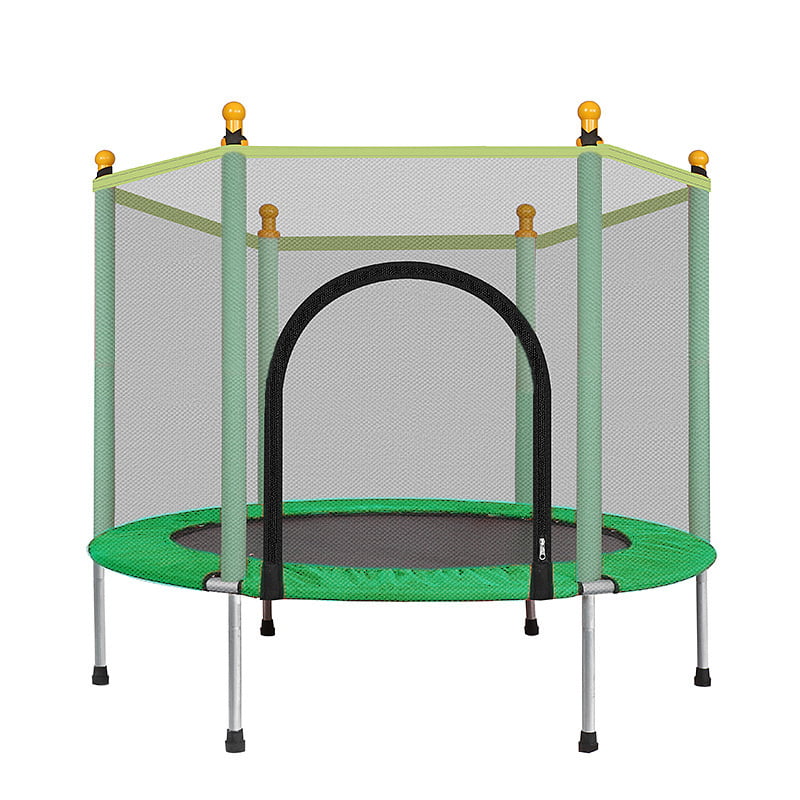 Round Kid Trampoline Safety Net Enclosure Fitness Exercise Enclosure Jumping Pad