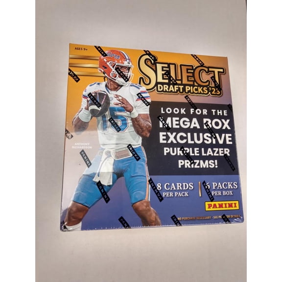 2023 Panini Select Draft Picks Football Factory Sealed Mega Box 6 Packs