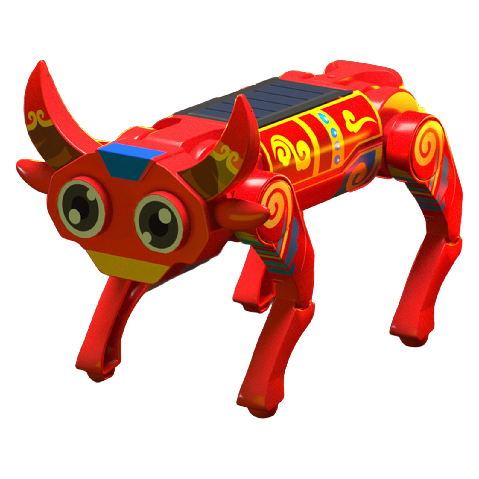 Robot Toy Educational High Simulation Solar Electric Mechanical Dog Cow