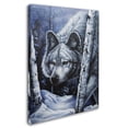 thumbnail image 3 of Trademark Fine Art 'White Wolf' Canvas Art by Jenny Newland, 3 of 4