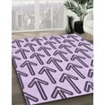 thumbnail image 2 of Ahgly Company Indoor Square Patterned French Lilac Purple Area Rugs, 7' Square, 2 of 6