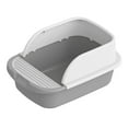 thumbnail image 3 of Pet Cat Portable Semi-enclosed Large Easy Clean Detachable Gray52cmx36cmx21.5cm, 3 of 8