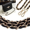 thumbnail image 5 of MINKUROW 49" Synthetic Leather Shoulder Strap Metal Chain Strap Handbag Chains Purse Straps Shoulder Cross Body Bag Replacement Interchangeable, 5 of 7