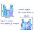 thumbnail image 4 of Gymnastics Leotards for Girls Size 8-9 Years Old Shiny Blue Leopard Outfits for Kids, 4 of 7