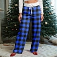 thumbnail image 6 of Niaviben Christmas Pants for Women Baggy Sweatpants Wide Leg Pants Woman Womens Comfy Pants Women Pants Casual Sweatpants for Women Pajama Pants Christmas Blue 1 L, 6 of 9