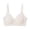 Beige, variant on Wirefree Comfort Bra For Women Seamless Soft Support Everyday Wear With Triple Hook Closure