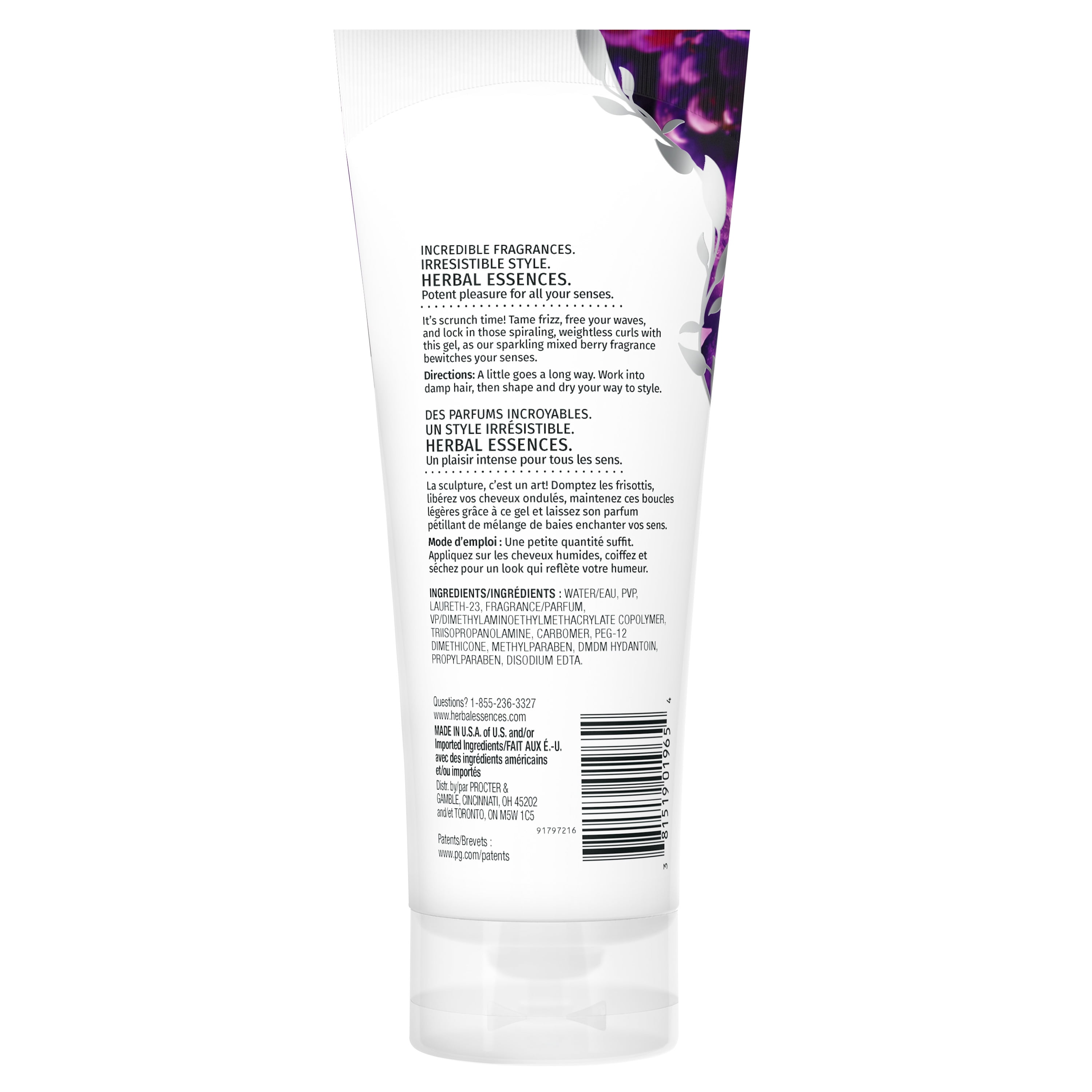 Herbal Essences Totally Twisted Curl Scrunching Gel With Berry