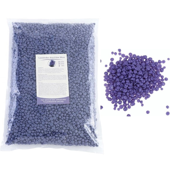 LOVE CRAZY Cera española Wax para depilar paquete de 1 kilo Lavanda