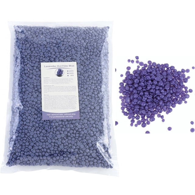 LOVE CRAZY Cera española Wax para depilar paquete de 1 kilo Lavanda