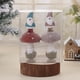 thumbnail image 4 of Decoraciones navideñas, adornos navideños, setas artificiales, setas navideñas en polvo dorado, pequeños adornos para escritorio, colgantes para árbol de Navidad, adornos de plástico., 4 of 6