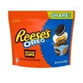 thumbnail image 2 of 4 bags of Reese's OREO Miniatures Milk Chocolate and White Creme Peanut Butter Cups Candy, Share Pack 9 oz, 2 of 7