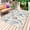 Beige Blue, variant on Beach Coastal Outdoor Rug for Patio/Deck/Porch, Non-Slip Large Area Rug 3 x 5 Ft, Ocean Nautical Starfish Coral Seashells Indoor Outdoor Rugs Washable Area Rugs, Reversible Camping Rug Carpet Runner