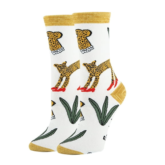 Women’s Novelty Crew Socks, Crazy Funny Cotton Dress Socks Gift - Walk Over You