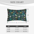 thumbnail image 4 of Zufioo Christmas Dinosaur colorful Print Double-sided Plush Pillow Cover,Decorative Pillow Protector without Pillow Core, Suitable for Sofa, Bedroom, Car-16"x24", 4 of 6