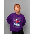 thumbnail image 2 of Snowy Cool Vibes - ICEE Bear Snowboarding Graphic Sweatshirt Women's, 2 of 4