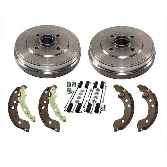 Drums Brake Shoes Springs for Nissan Versa 12-19 Versa Note 14-19 1.6L