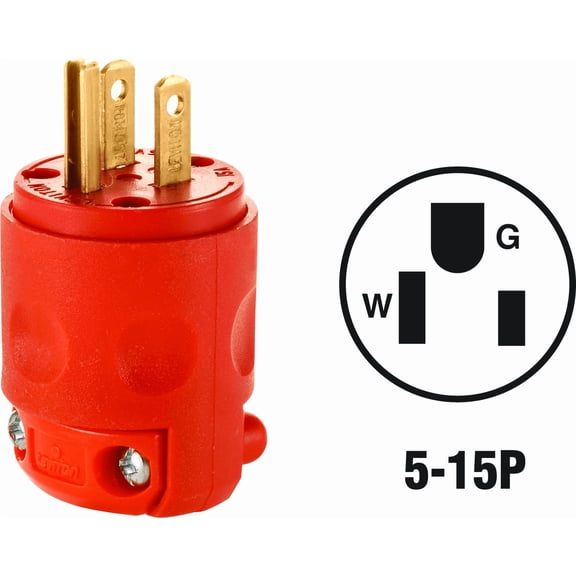 Leviton Cord & Plug — UL Listed for US Residential Electrical Code Compliance, Drop-in NEC-Standard Wiring