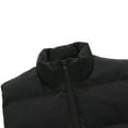 thumbnail image 7 of Dovford Men's Outdoor Casual Full Zipper Stand Collar Padded Vest Coats Winter Warm Padded Puffer Vest Sleeveless Jacket, 7 of 7
