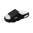 thumbnail image 1 of Zapatillas de ducha Yinane EVA Antideslizante Secado rápido Verano Negro 37 38, 1 of 8