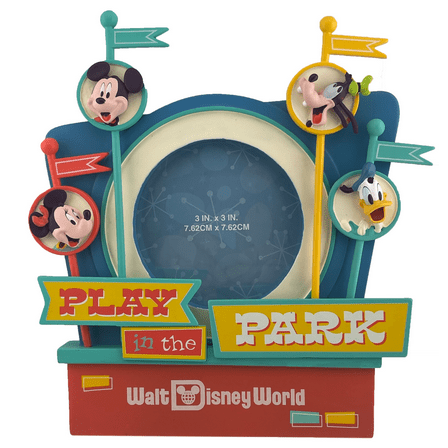 Disney Parks Play in the Park Mickey and Friends Resin Photo Frame New