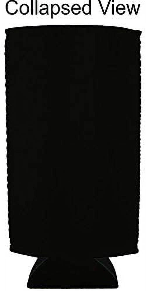 Blank Neoprene 24 oz. Can Coolie (6 Pack, Black)