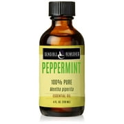Sensible Remedies Peppermint (Supreme) 100% Therapeutic Grade Essential Oil, 4 fl oz