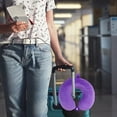 thumbnail image 5 of Travel Pillow, Memory Foam Neck Pillow, Soft & Support Airplane Pillow for Travelling, Sleeping Rest, Car, Train, Office and Home Use, 5 of 5