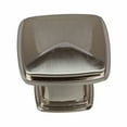 thumbnail image 2 of GlideRite 1-1/4 in. Square Cabinet Knob, Satin Nickel, Pack of 10, 2 of 5