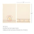 thumbnail image 5 of VHC Brands Sawyer Mill Easter Greetings Chick, Cotton Kitchen Towel Set of 2, 19x28, 5 of 5