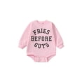 thumbnail image 1 of ZAXARRA Body Bébé Fille Saint-Valentin, Manches Longues Col Rond, Imprimé Lettre, 1 of 9