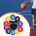 thumbnail image 6 of GARENDE 10x Numbered Floor Spoting Markers for Court Floor Indoor Outdoor Basketball Multicolor, 6 of 9