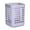 Purple, variant on Multifunctional Desk Organizer With Hollow Heart Design, Square Pen Holder Cup For Home Office Stationery, Cute Pencil Storage Container For Supplies, Purple (Purple, 10.00)