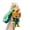 Green, variant on 2026 Soccer Fan Mascot Rubber Keychain Set, Cute Multi-Color Cartoon Key Rings for Keys, Backpacks & Bags, Soft Durable Souvenir Gift for Sports Fans