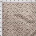 thumbnail image 4 of oneOone Georgette Viscose Light Gray Fabric Autumn Craft Projects Decor Fabric Printed By The Yard 42 Inch Wide, 4 of 4