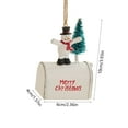 thumbnail image 2 of 2 PCS Vintage Iron Christmas Ornament 4 Inch Holiday Decor, Rustic Metal Hanging Decoration for Tree Home Door, Classic Xmas Decor for Window Wall Display Indoor Outdoor Festive Party Ambiance, 2 of 7